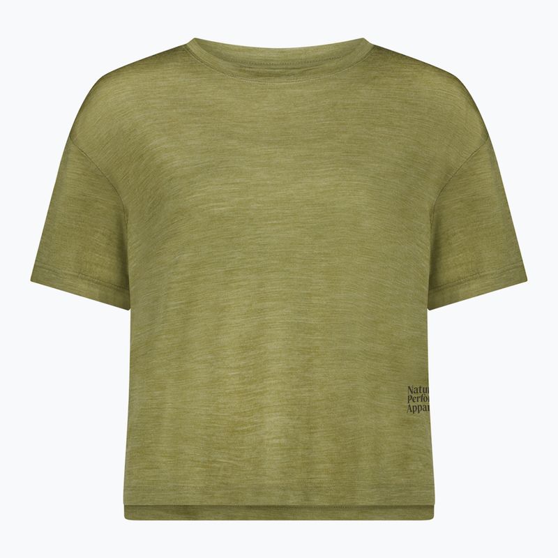 Дамска термо тениска Mons Royale Zephyr Tencel Boxy fern 3