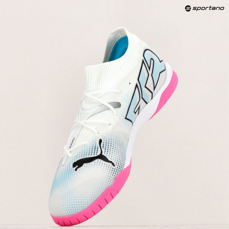 Футболни обувки PUMA Future 7 Match IT puma white/puma black/poison pink 12