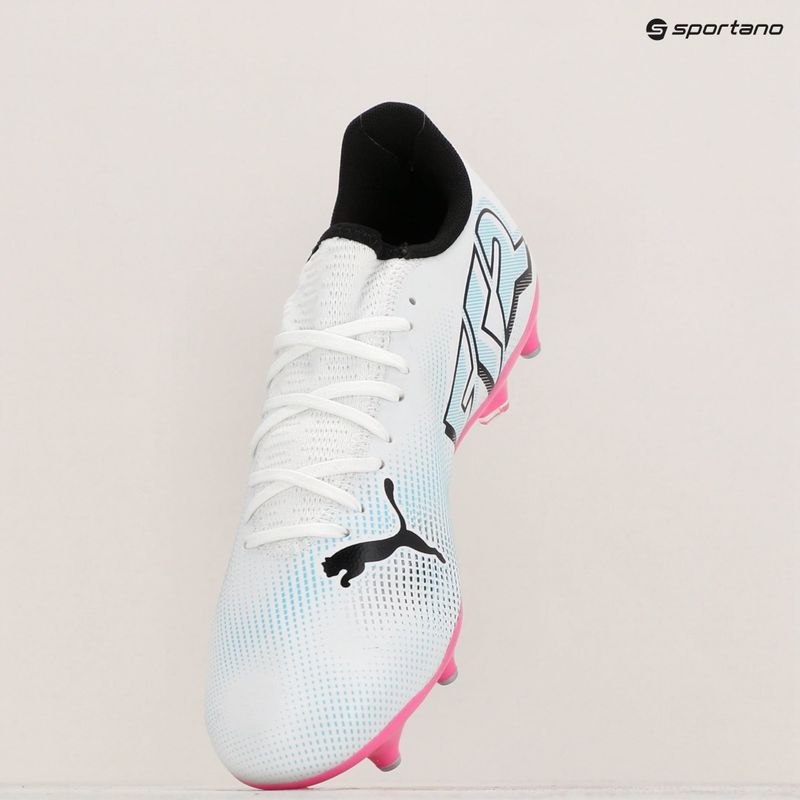 Футболни обувки Puma Future 7 Play MxSG puma white/puma black/poison pink 16