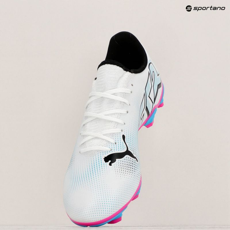 Футболни обувки PUMA Future 7 Play FG/AG puma white/puma black/poison pink 17