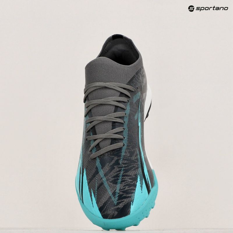 Футболни обувки PUMA Ultra Match Rush TT strong gray/puma white/electro aqua 16