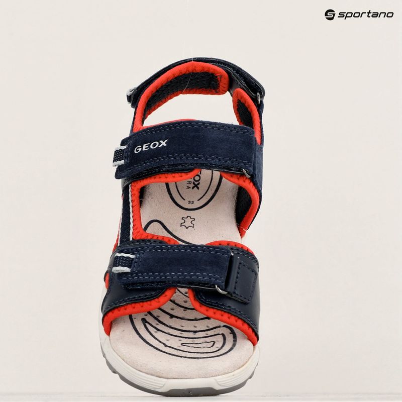 Младежки сандали Geox Alben ocean blue/red 16