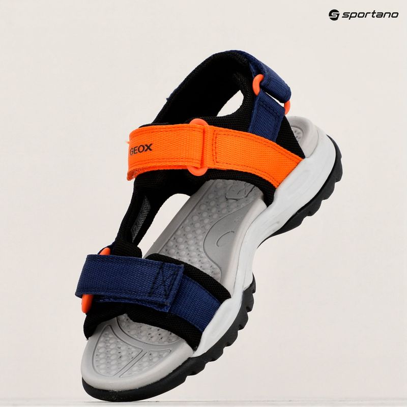 Младежки сандали Geox Borealis ocean blue/orange 9