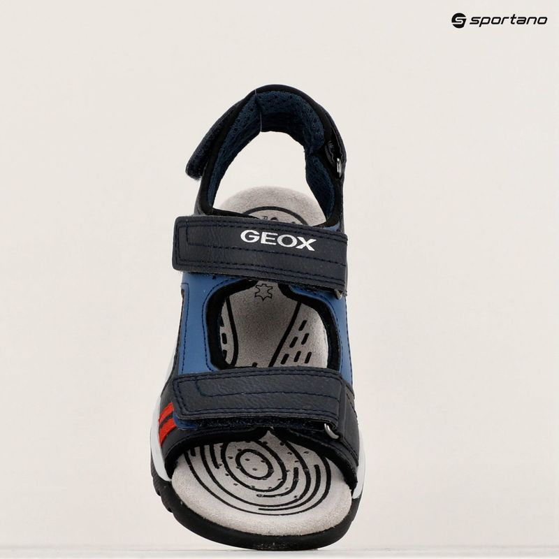 Младежки сандали Geox Borealis ocean blue/red 16