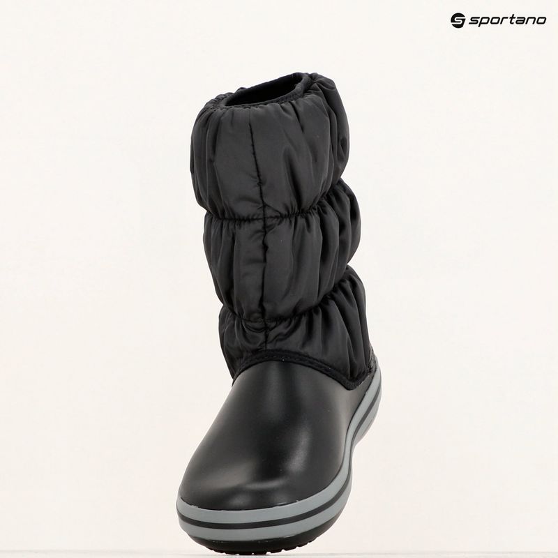 Дамски ботуши за сняг Crocs Winter Puff black/charcoal 9
