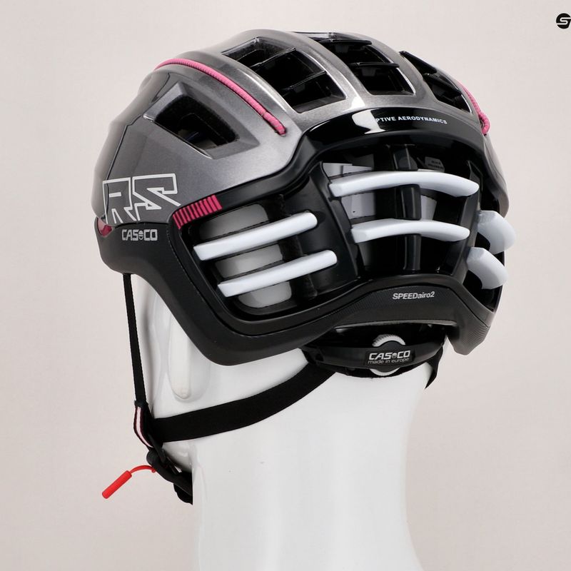 Велосипедна каска CASCO Speedairo 2 anthracite fuchsia 9