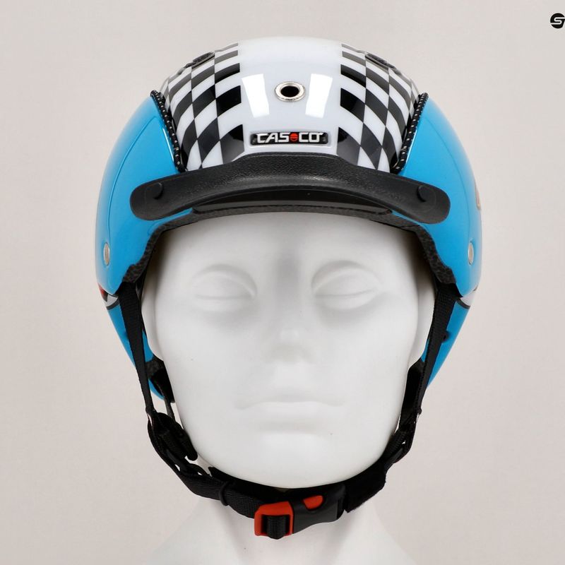 Детска велосипедна каска CASCO Mini 2 lucky 7 blue 12