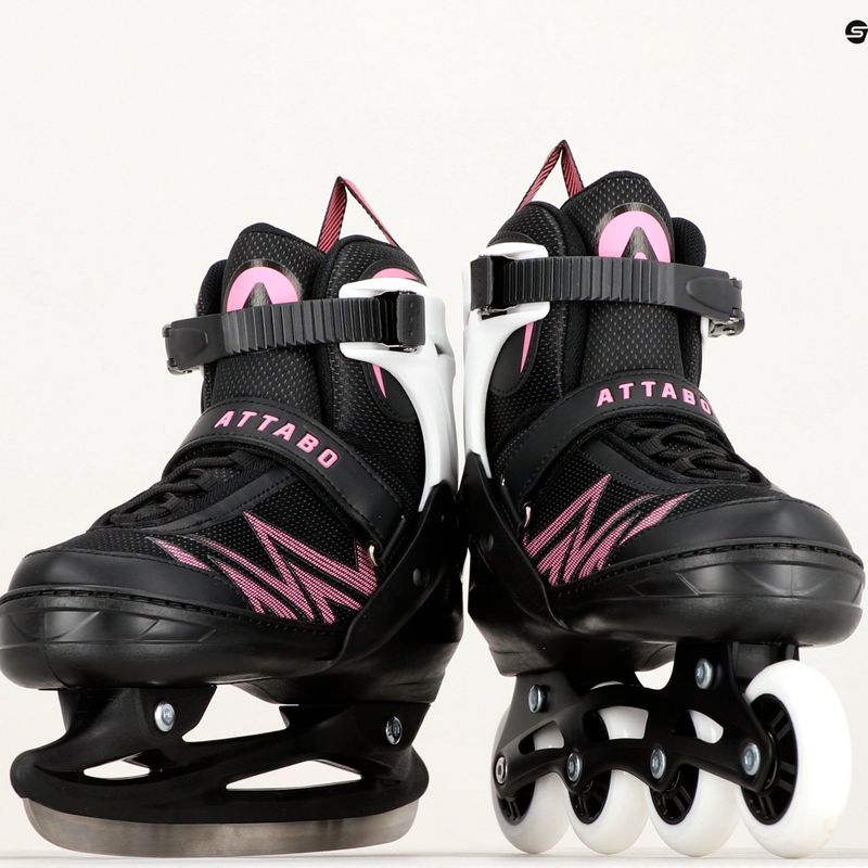 Детски кънки/ролери ATTABO 2 в 1 Kylo pink 25