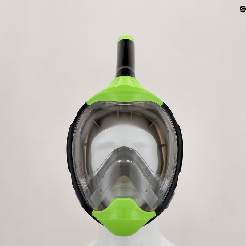 Целолицева маска за шнорхелинг AQUASTIC KAI green 11