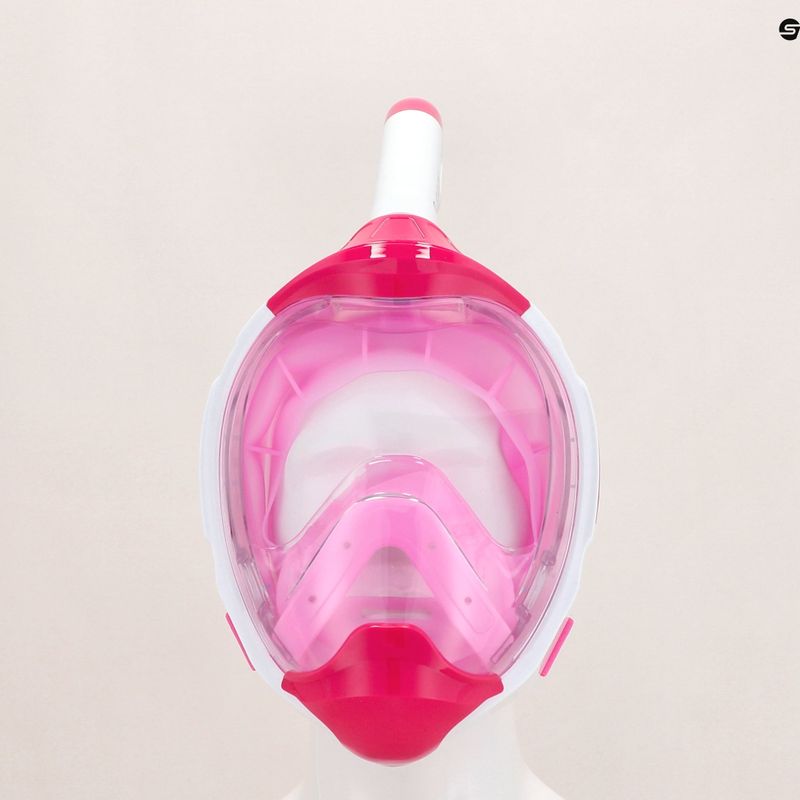 Целолицева маска за шнорхелинг AQUASTIC KAI pink 15
