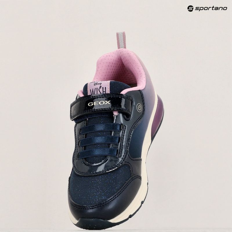 Младежки обувки Geox Spaceclub navy/lavender 10