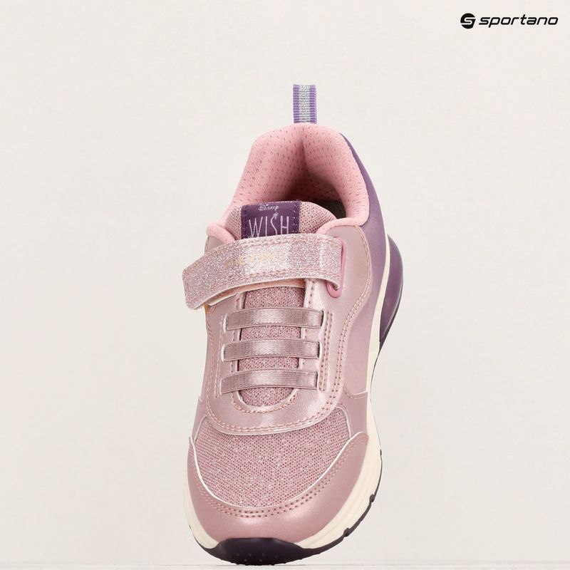 Младежки обувки Geox Spaceclub pink/light purple 17
