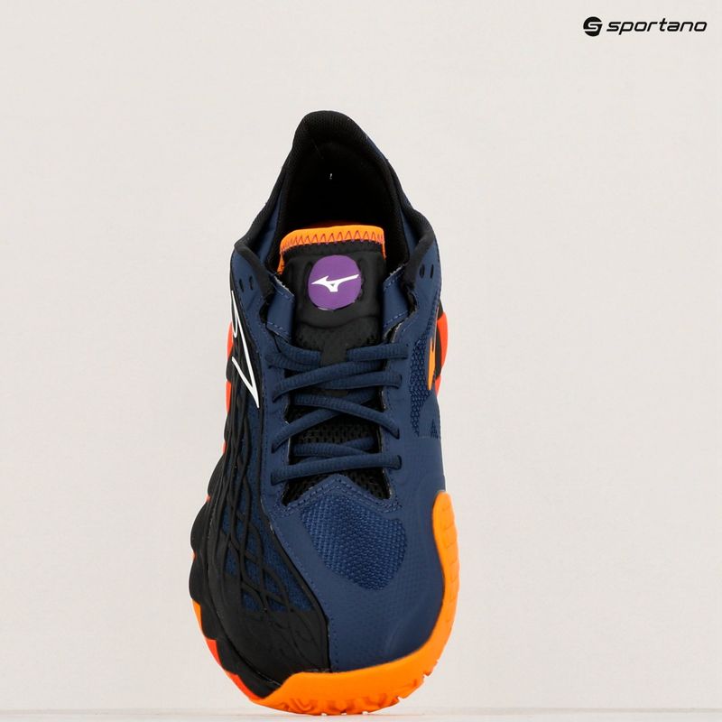 Мъжки обувки за падел Mizuno Wave Enforce Tour Padel dress blues / white / carrot curl 14