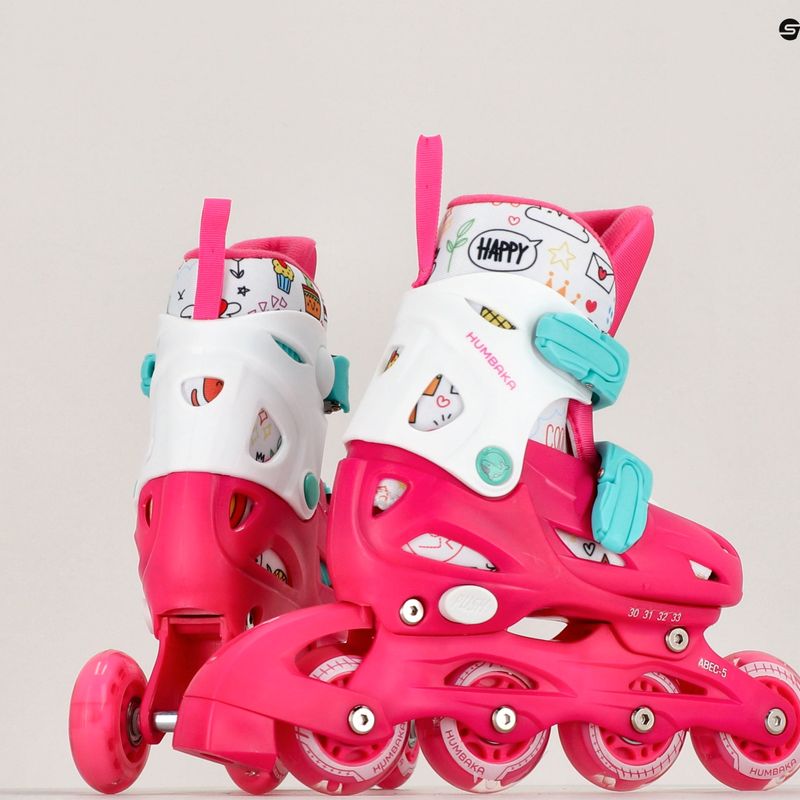Детски ролери HUMBAKA Starjet LED 3in1 pink 32