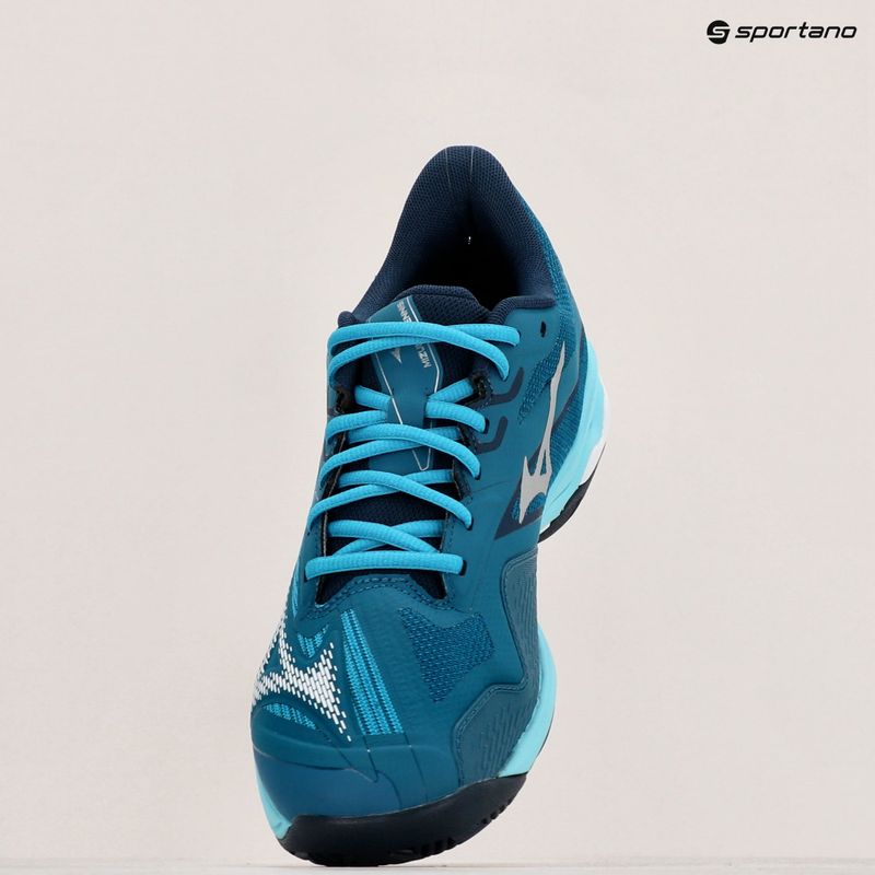 Мъжки обувки за тенис Mizuno Wave Exceed Light 2 AC moroccan blue / white / bluejay 15