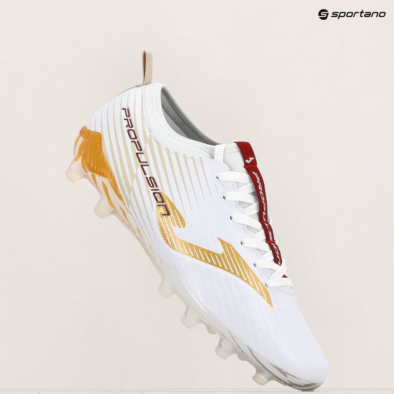 Joma Propulsion Cup FG мъжки футболни обувки бяло/златно 10