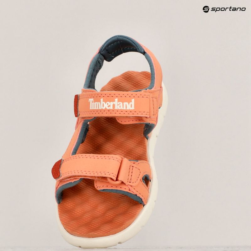 Детски сандали Timberland Perkins Row 2 Strap light orange 9