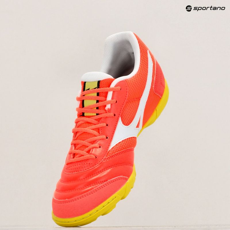 Мъжки футболни обувки Mizuno Morelia Sala Club TF neon flame/white 9