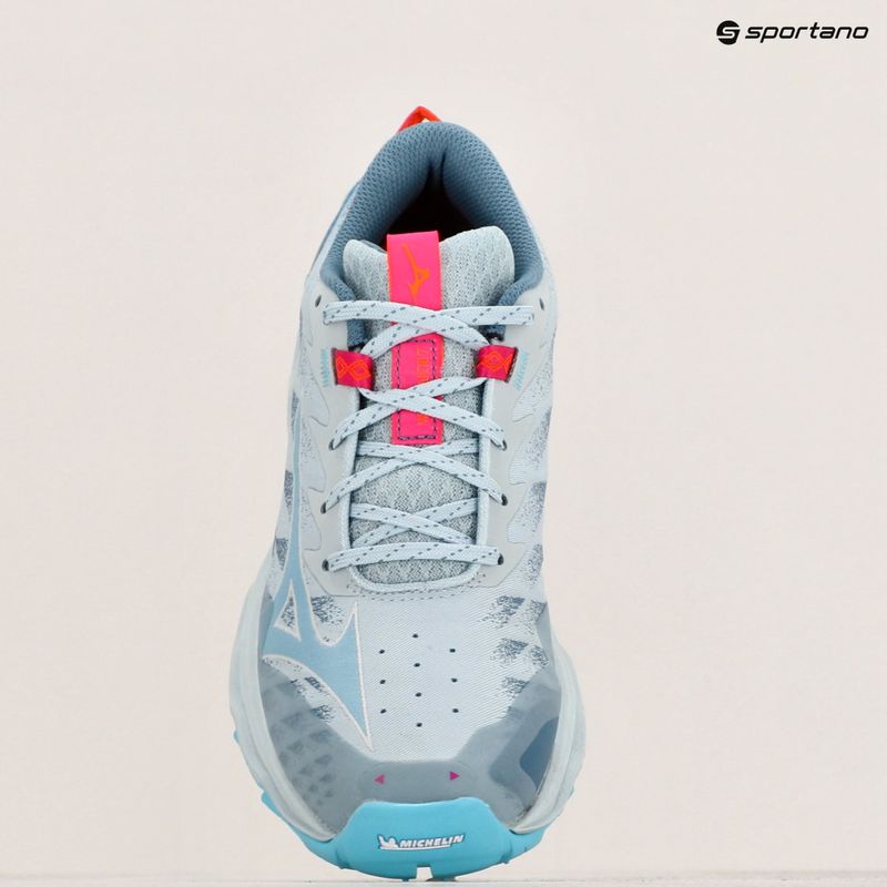 Дамски обувки за бягане Mizuno Wave Daichi 7 baby blue/fotgot me not/807c 9