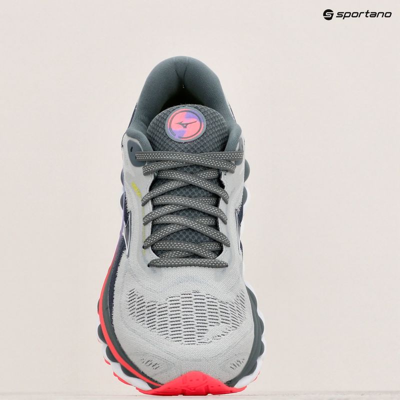 Дамски обувки за бягане Mizuno Wave Sky 7 pblue/white/high vs pink 11