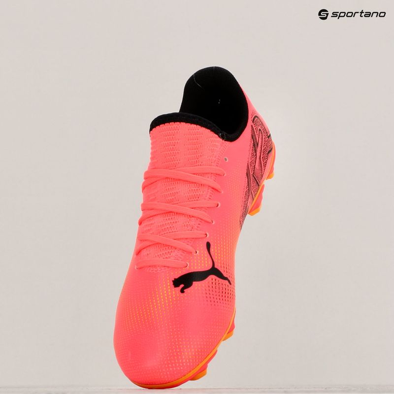 Детски футболни обувки PUMA Future 7 Play FG/AG Jr sunset glow/puma black/sun stream 16