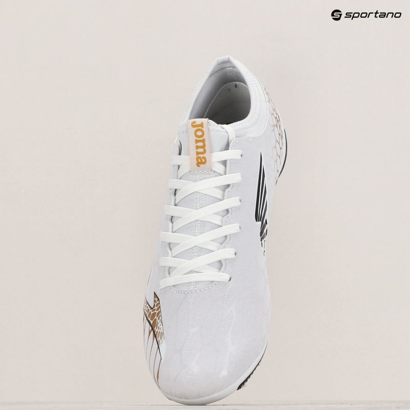 Мъжки футболни обувки Joma Gol FG white/gold 11