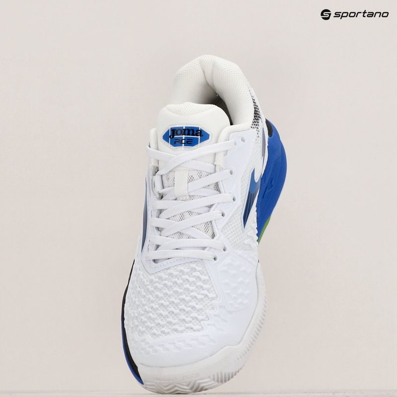 Joma Ace Padel мъжки обувки за падел бяло/синьо 9