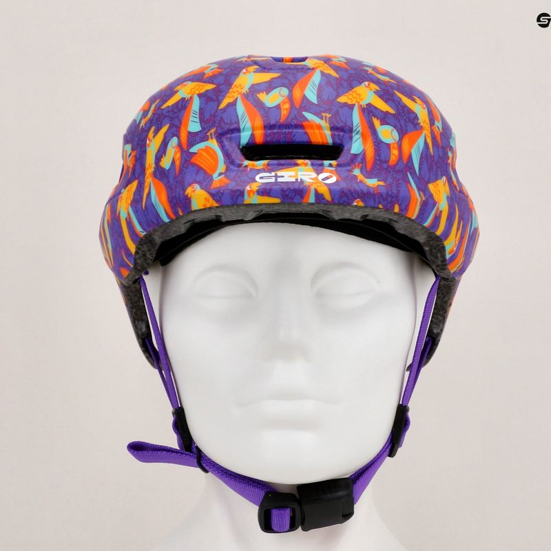 Детска велосипедна каска Giro Scamp II matte purple libre 7