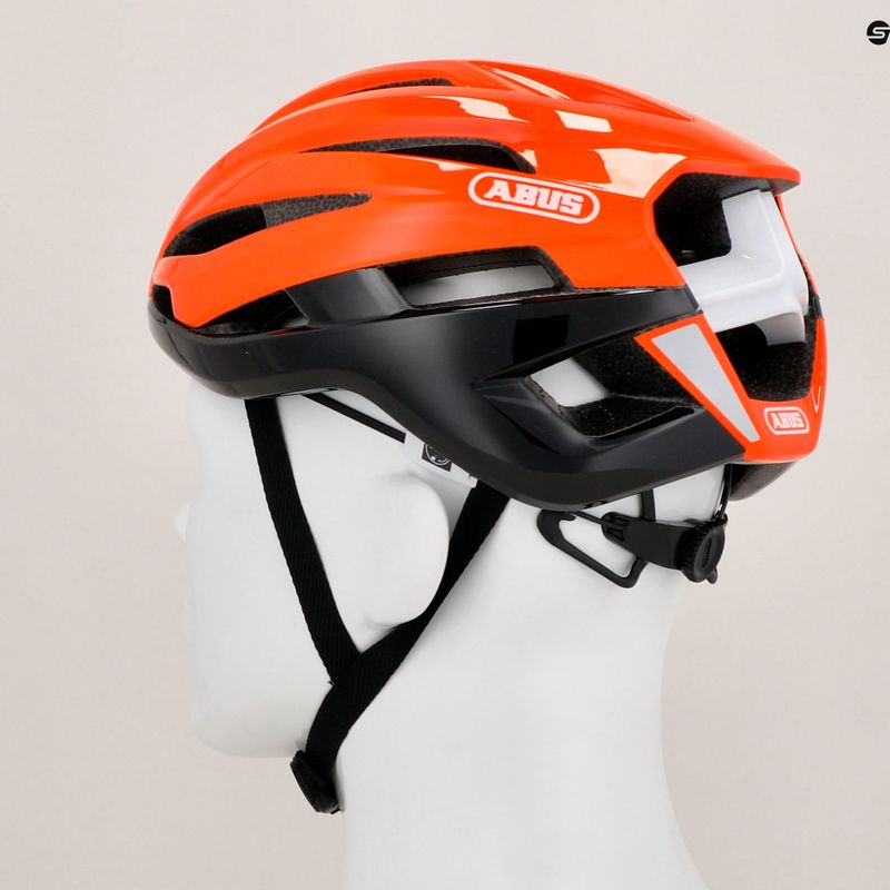 Велосипедна каска ABUS StormChaser shrimp orange 9