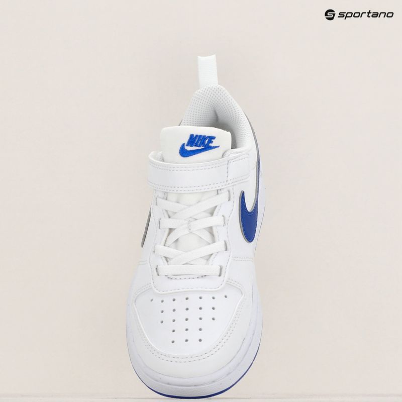 Детски обувки Nike Court Borough Low Recraft white/hyper royal 9