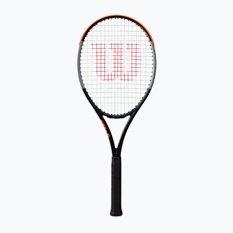 Ракета за тенис Wilson Burn 100 V4.0 черна и оранжева WR044710U 7