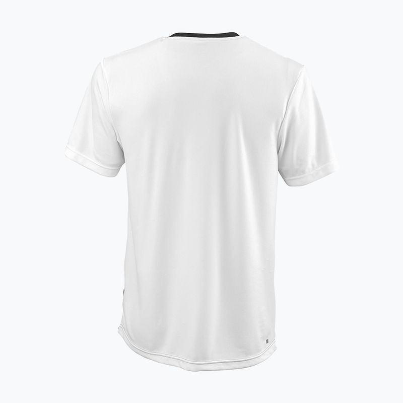 Мъжка тениска Wilson Team II Crew бяло и черно WRA794001 2
