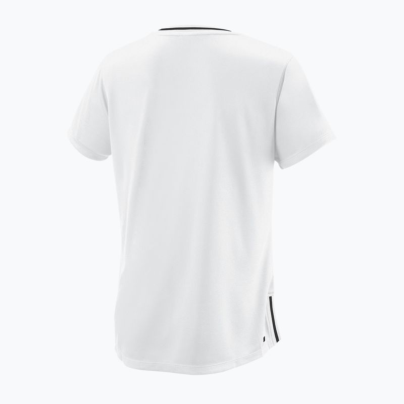 Дамска тениска Wilson Team II V-Neck бяла WRA795302 2