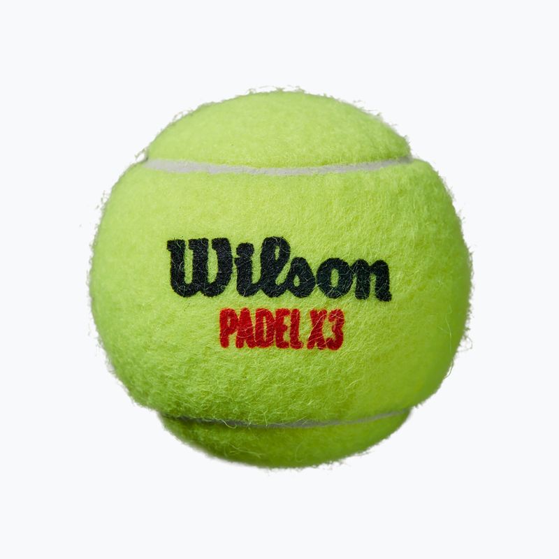 Топки за падел Wilson 3 бр. жълти WR8900801001 2