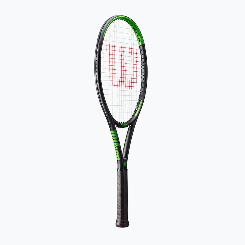 Wilson Blade Feel 103 тенис ракета черно-зелена WR083310U 8