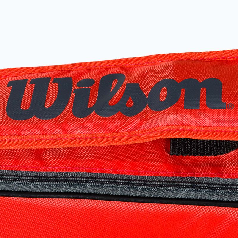 Детска чанта за тенис Wilson Junior Racketbag червена WR8017804001 3