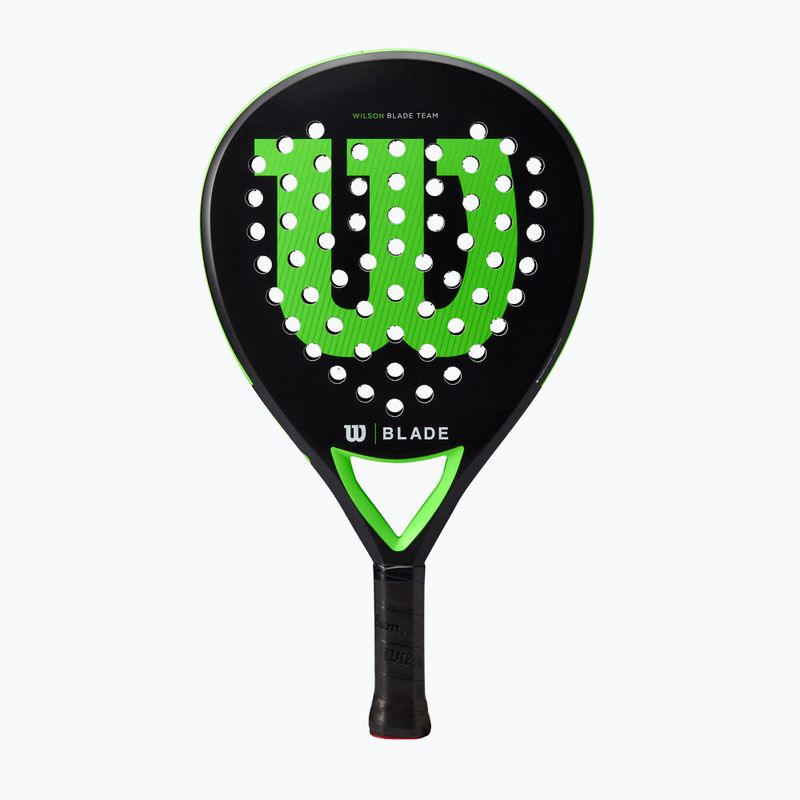 Ракета за падел Wilson Blade Team V2 черна/зелена 6