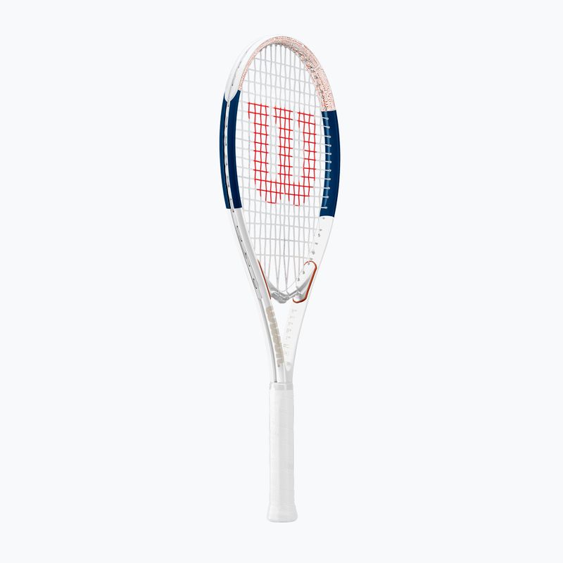 Ракета за тенис Wilson Roland Garros Elite в бяло и синьо WR086110U 8