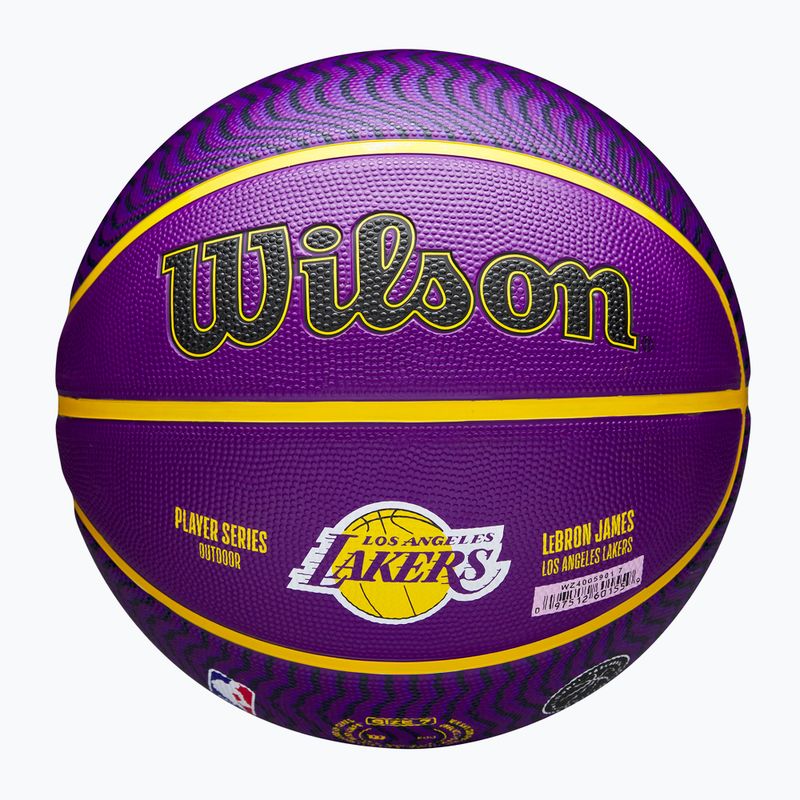 Wilson NBA Player Icon Outdoor Lebron баскетбол WZ4005901XB7 размер 7 6
