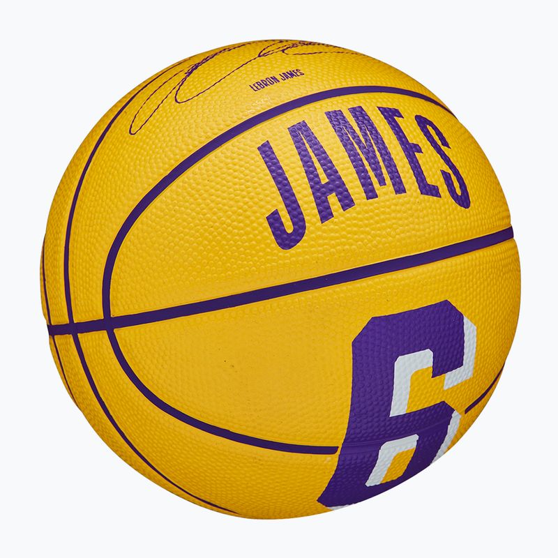 Wilson NBA Player Icon Mini Lebron баскетбол WZ4007201XB3 размер 3 2