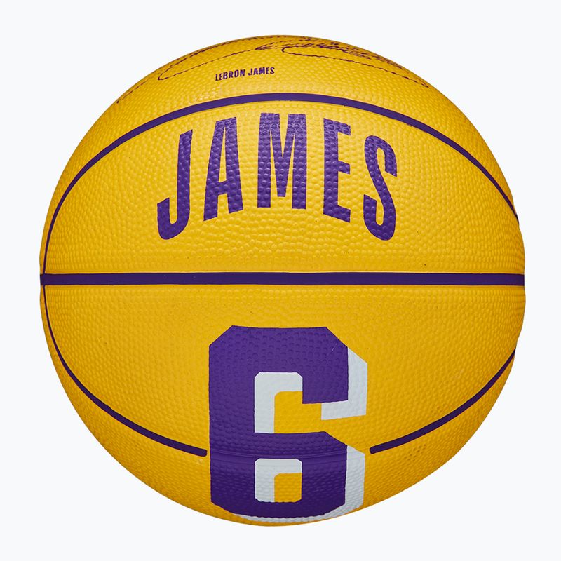 Wilson NBA Player Icon Mini Lebron баскетбол WZ4007201XB3 размер 3 3