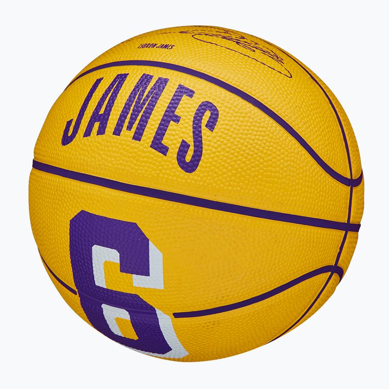 Wilson NBA Player Icon Mini Lebron баскетбол WZ4007201XB3 размер 3 4