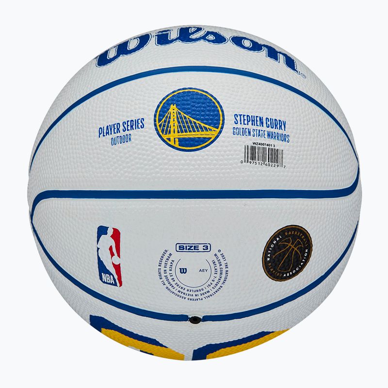 Wilson NBA Player Icon Mini Curry баскетбол WZ4007401XB3 размер 3 6