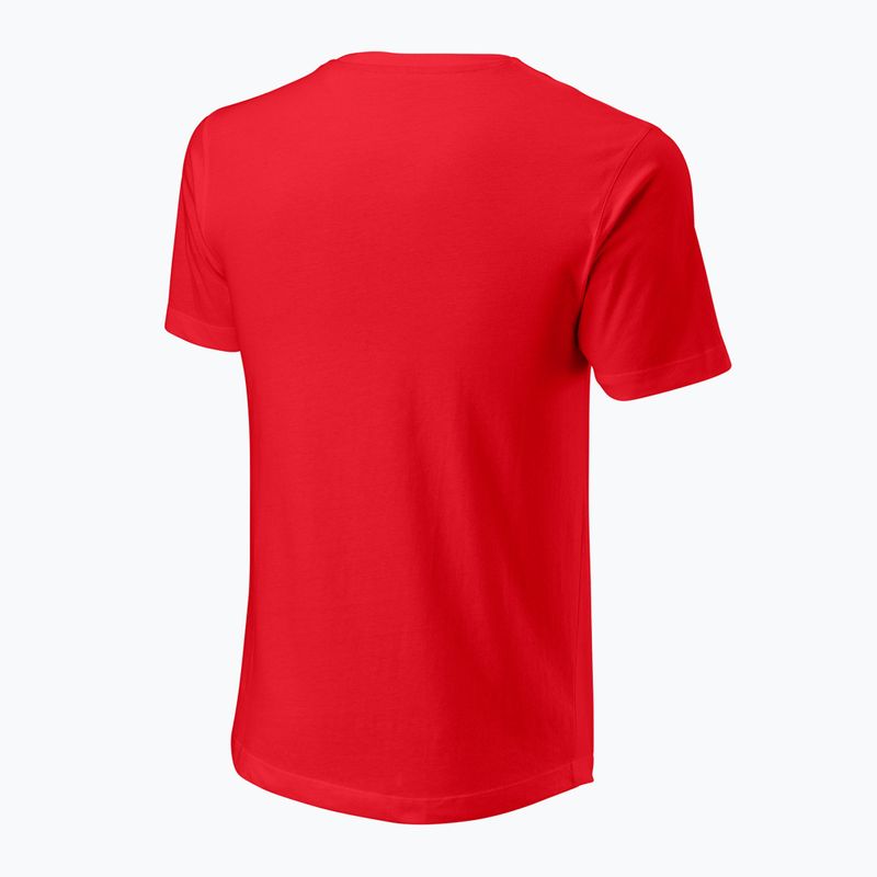 Мъжка тениска Wilson Script Eco Cotton Tee wilson red 2