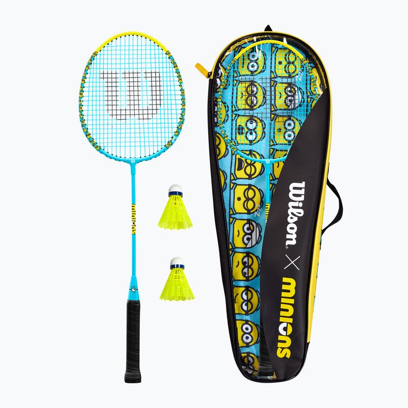 Детски комплект за бадминтон Wilson Minions 2.0 black/yellow