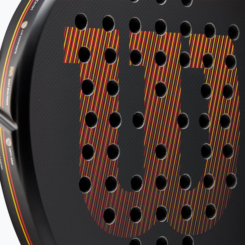 Ракета за гребло Wilson Pro Staff V2 Elite черна/червена/жълта 5