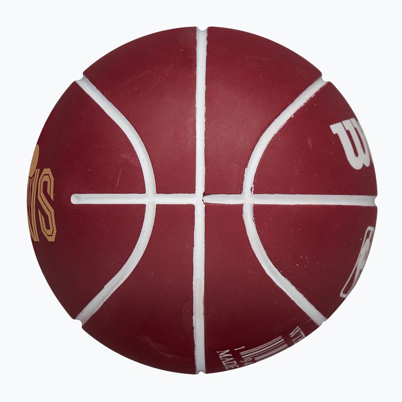 Wilson NBA Team Dribbler Cleveland Cavaliers кафяв баскетболен размер 7 3
