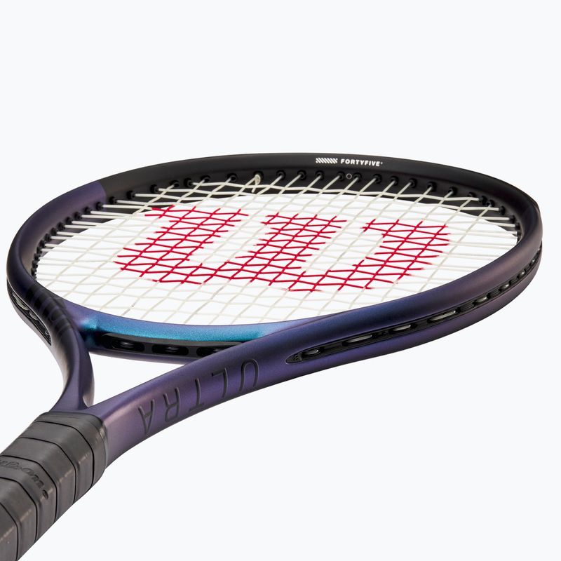 Wilson Ultra 100 V4.0 тенис ракета синьо-лилава WR108311 10