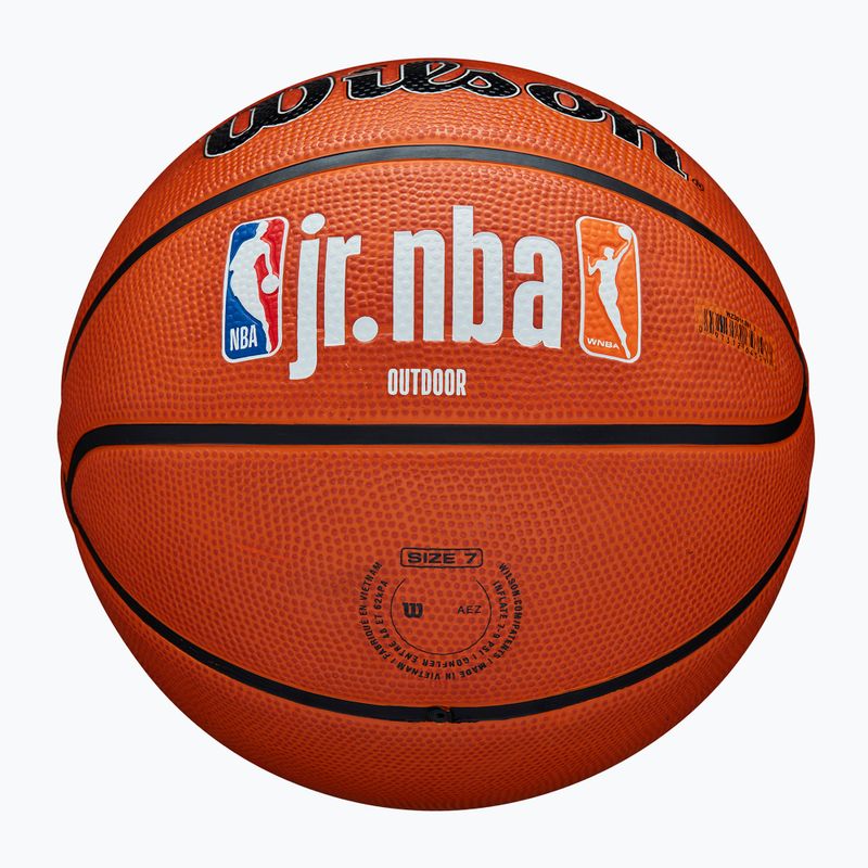 Wilson NBA JR Fam Logo Автентичен външен кафяв баскетболен размер 7 5