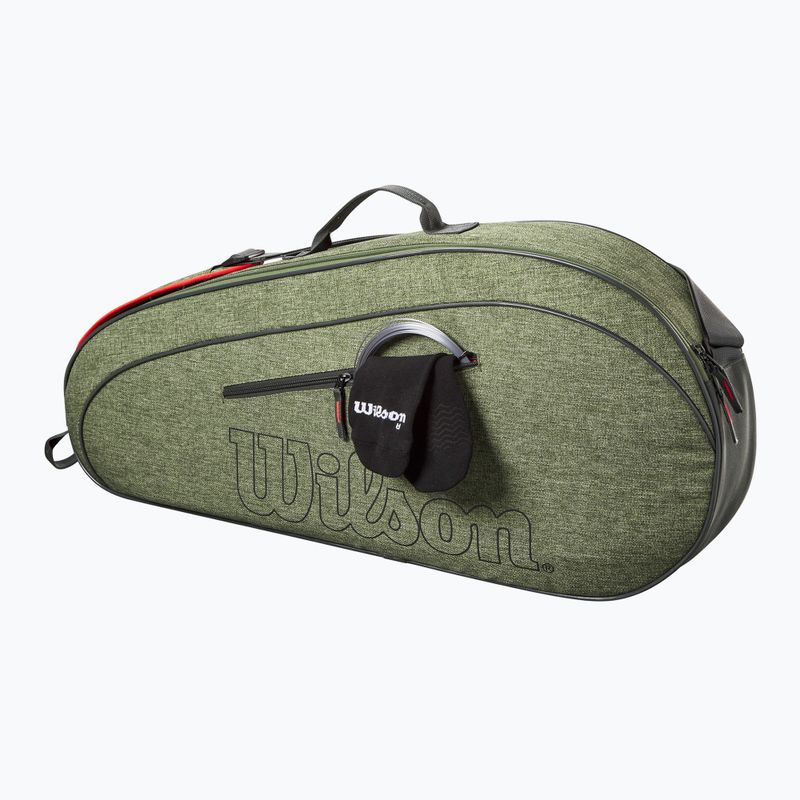 Чанта за тенис Wilson Team 3Pk heather green 3